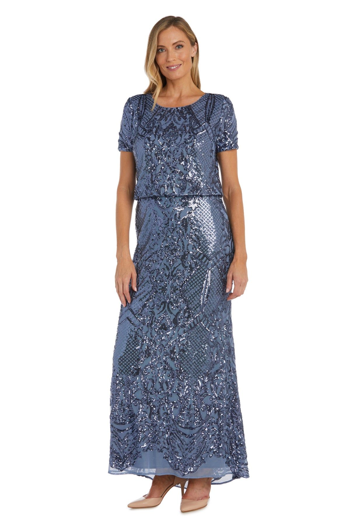 Sequin Dress with Keyhole Back sold by R&M Richards