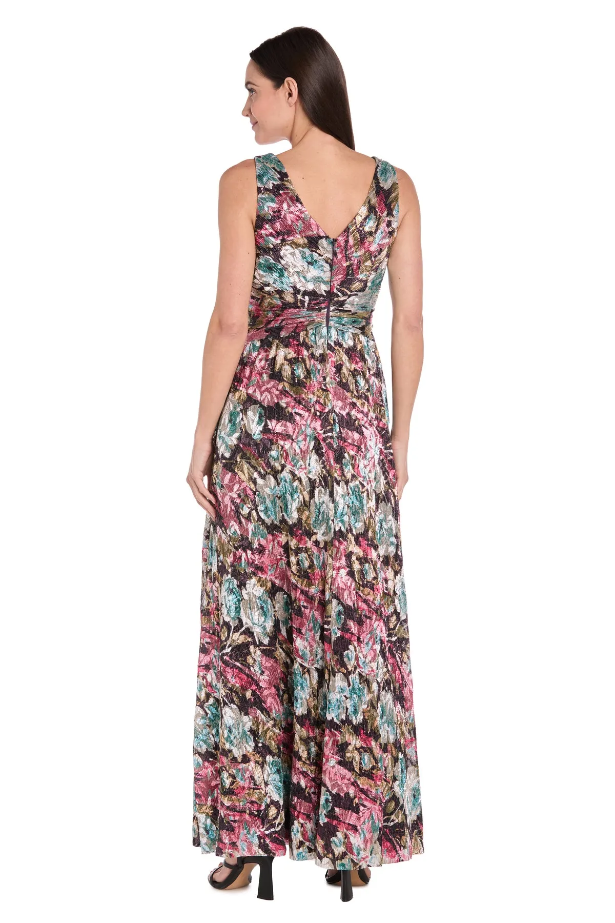 Metallic Bloom Sleeveless Gown sold by R&M Richards product image thumbnail 2