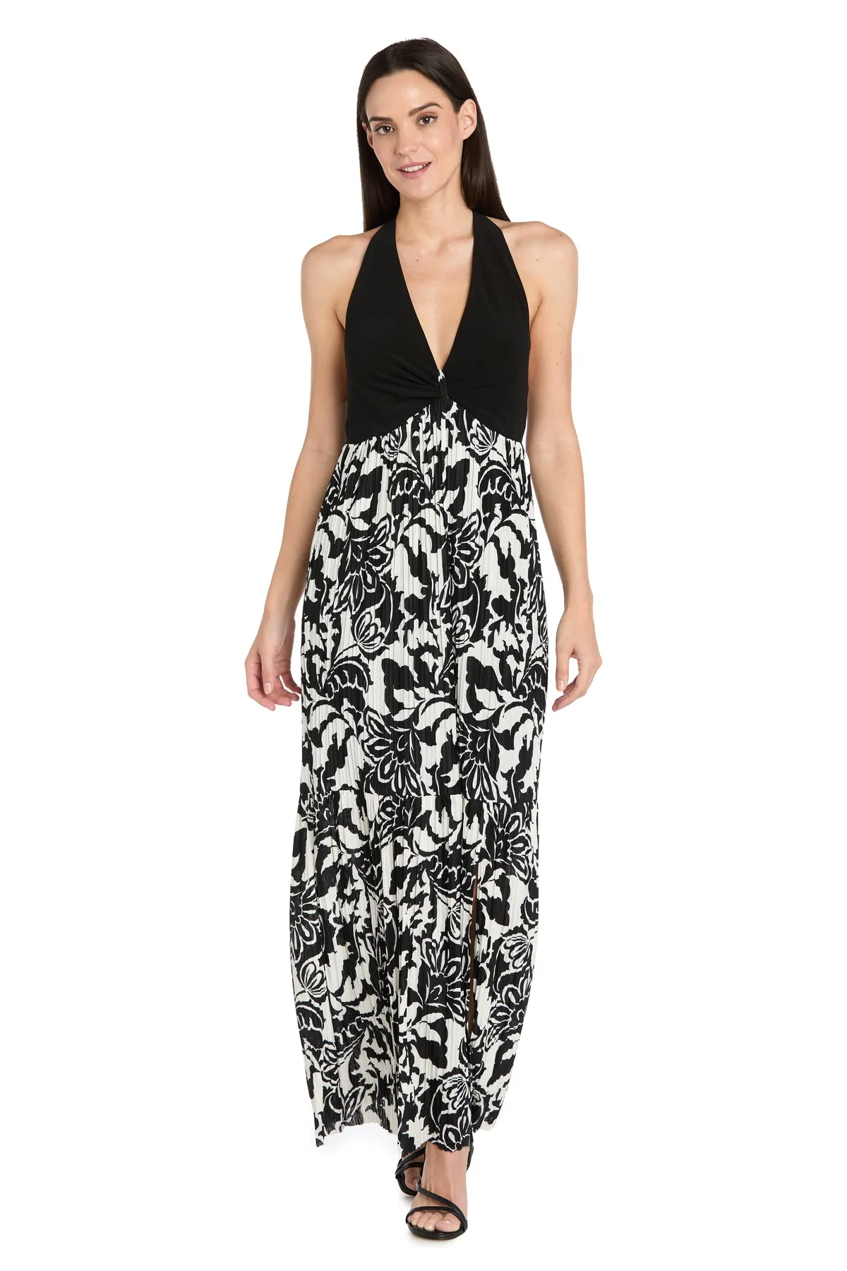 Monochrome Grace Halter Maxi Dress sold by R&M Richards product image thumbnail 5