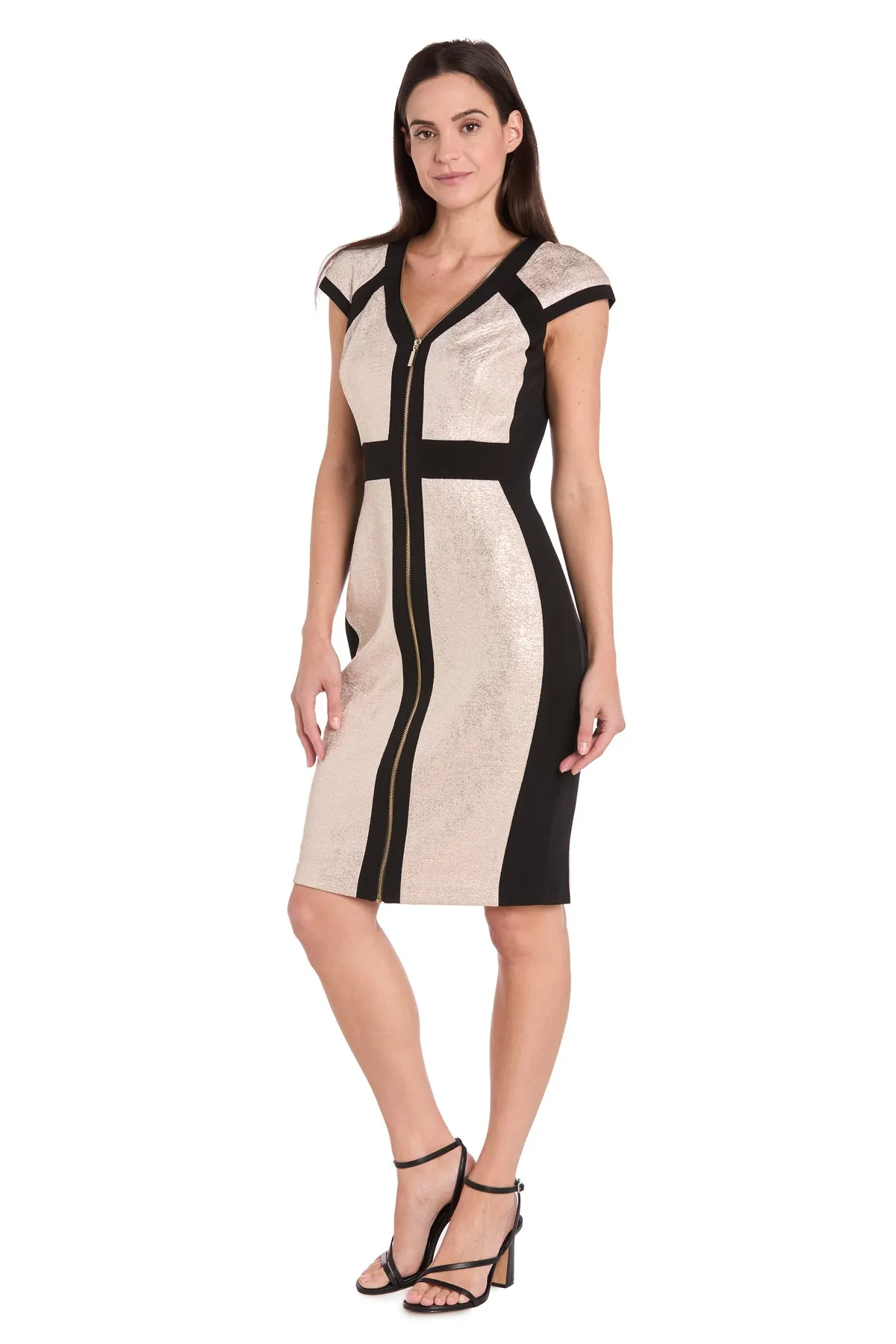 Champagne Edge Zip-Front Dress sold by R&M Richards product image thumbnail 5