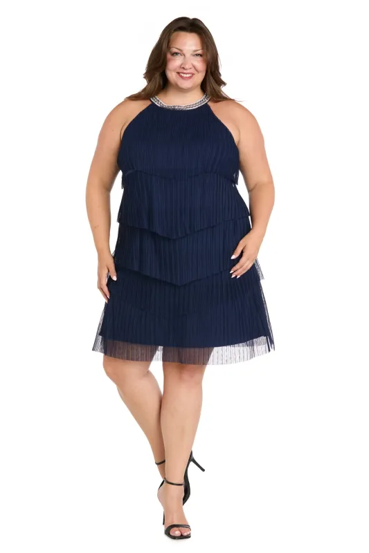 Radiant Ruffles Cocktail Dress - Plus sold by R&M Richards