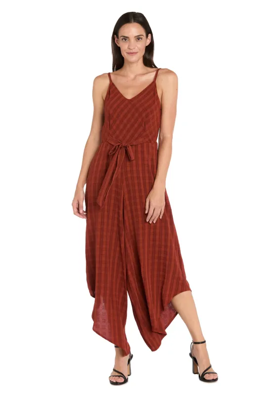 Spice Checkered Midi Jumpsuit - Petite sold by R&M Richards
