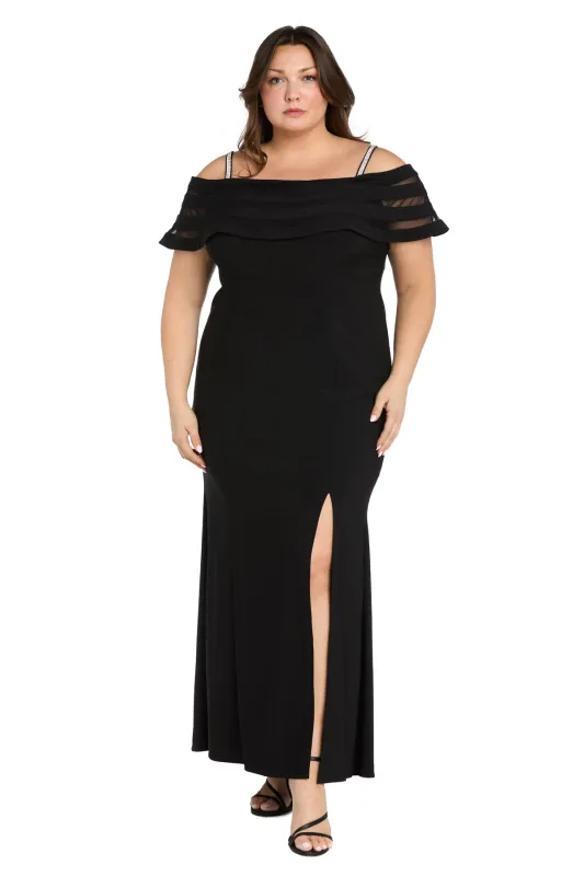 Midnight Mirage Mesh Gown sold by R&M Richards
