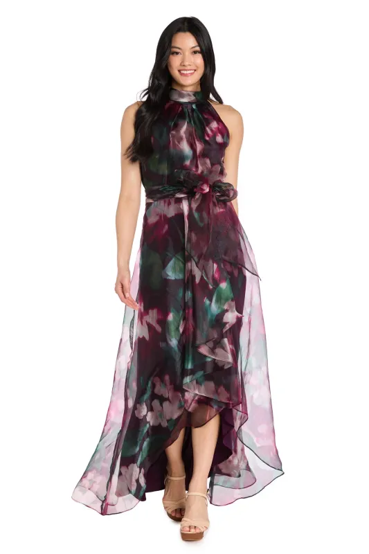 Floral High-Low Taffeta Dress sold by R&M Richards