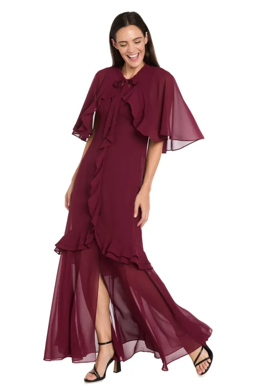 Ruffled Chiffon Dress sold by R&M Richards