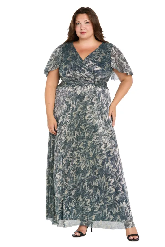 Metallic Maxi Dress - Plus sold by R&M Richards