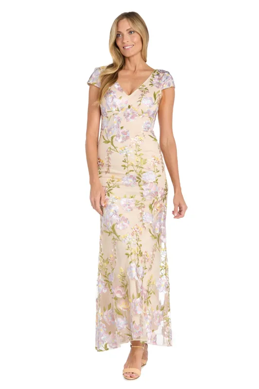 Floral Mesh Maxi Dress sold by R&M Richards