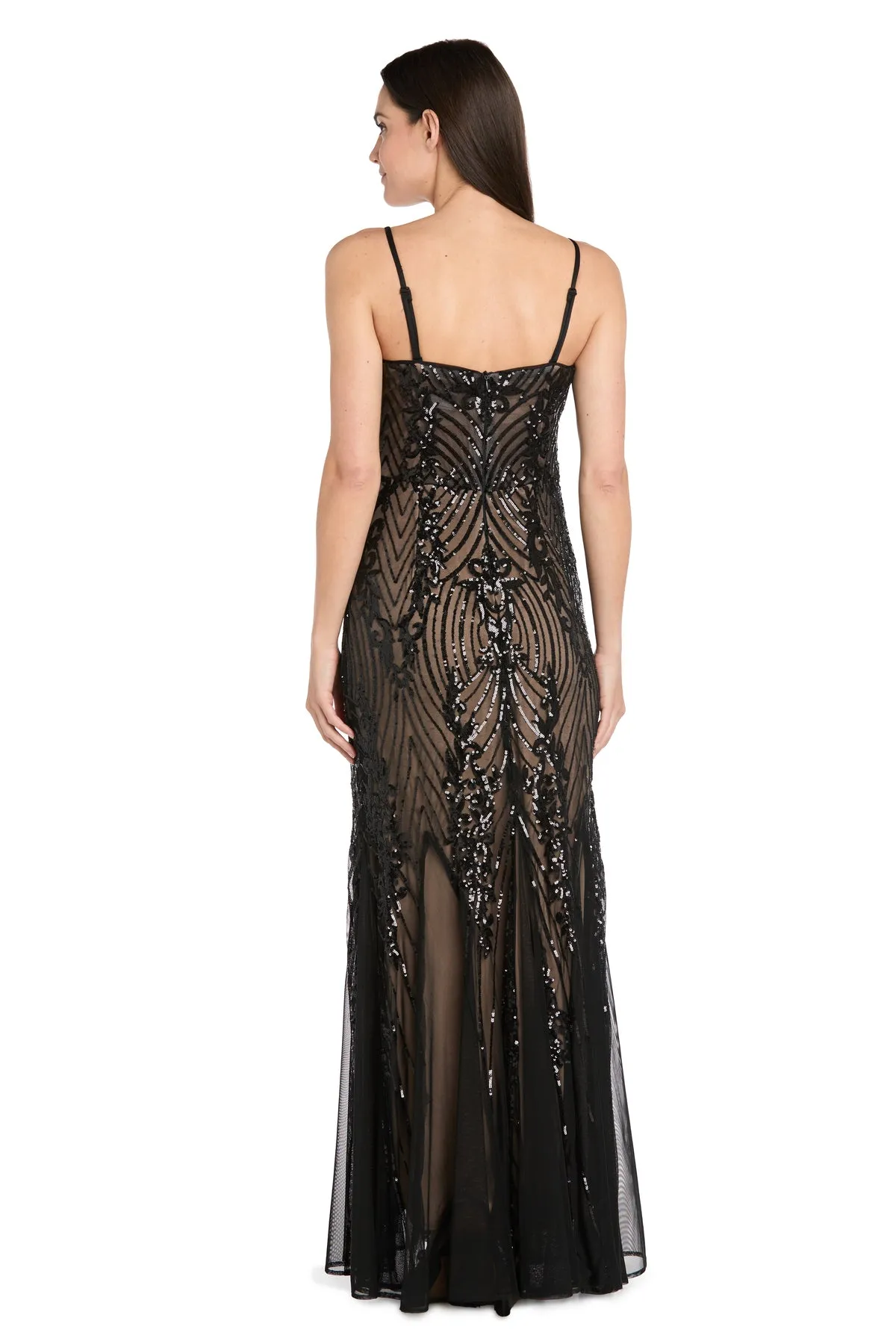 Embellished Mesh Evening Gown sold by R&M Richards product image thumbnail 2