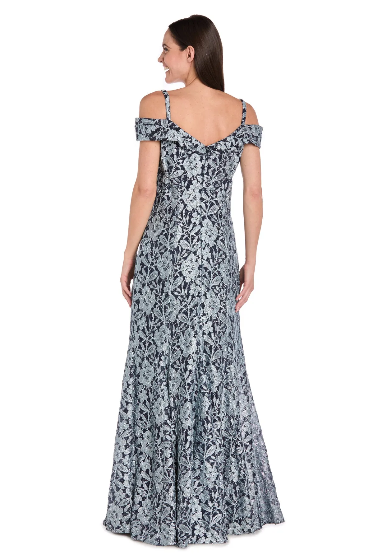 Off The Shoulder Evening Gown sold by R&M Richards product image thumbnail 2
