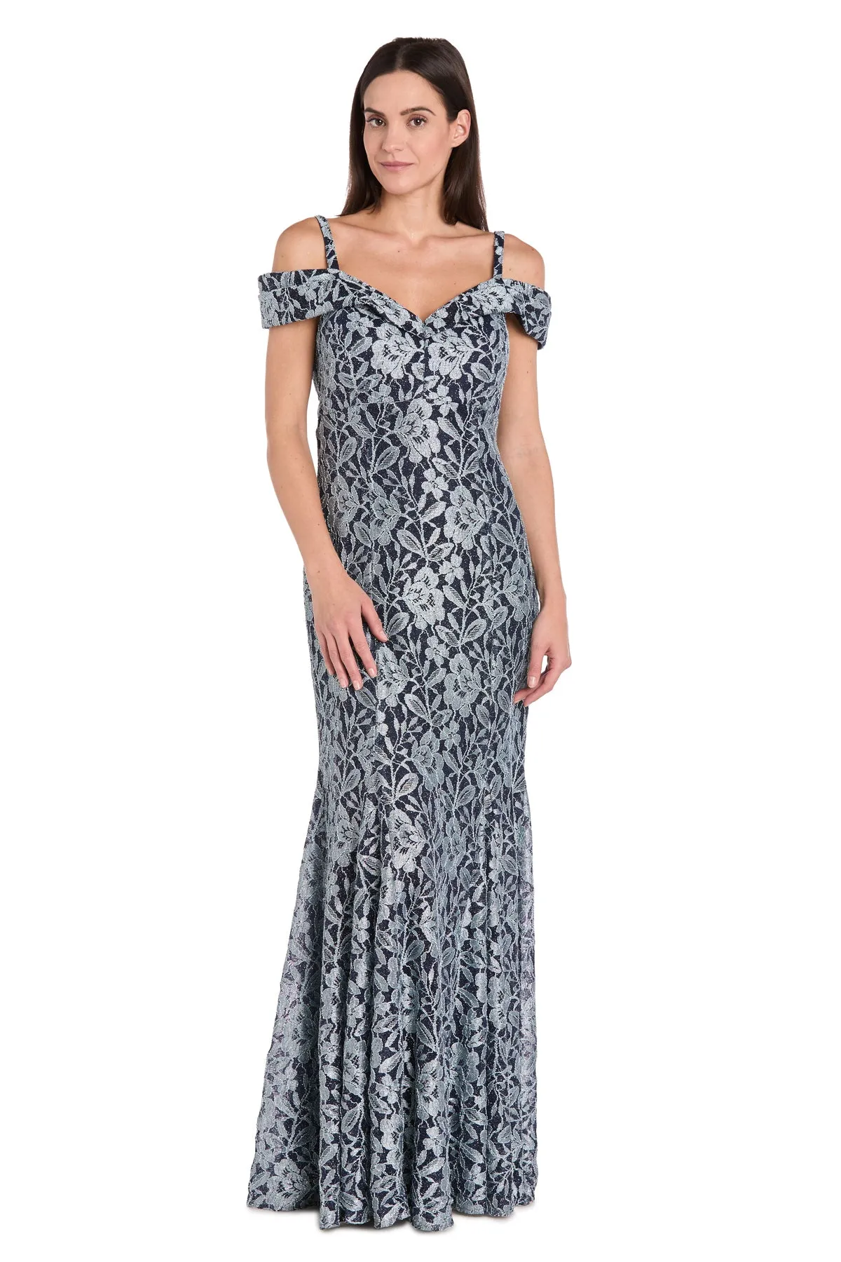 Off The Shoulder Evening Gown - Petite sold by R&M Richards