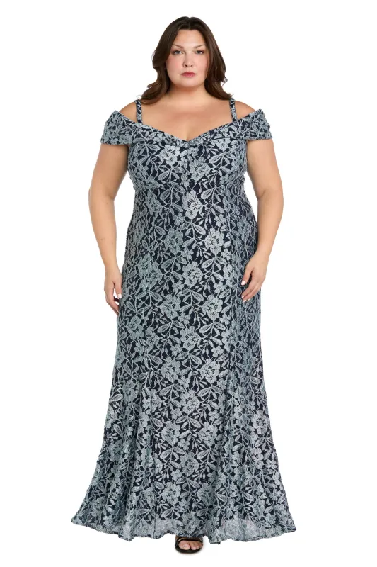 Off The Shoulder Evening Gown - Plus sold by R&M Richards