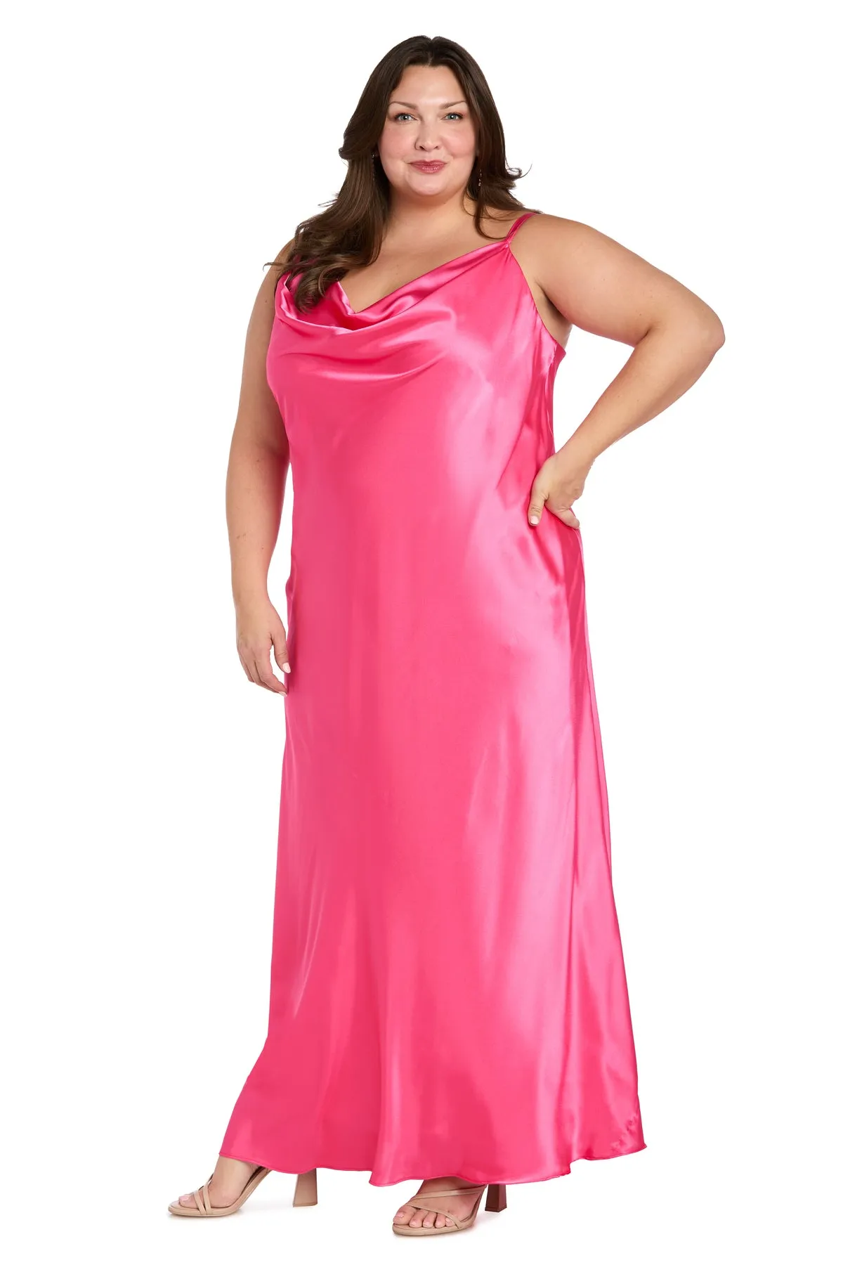 Stella Satin Cowl Gown-Plus sold by R&M Richards product image thumbnail 4