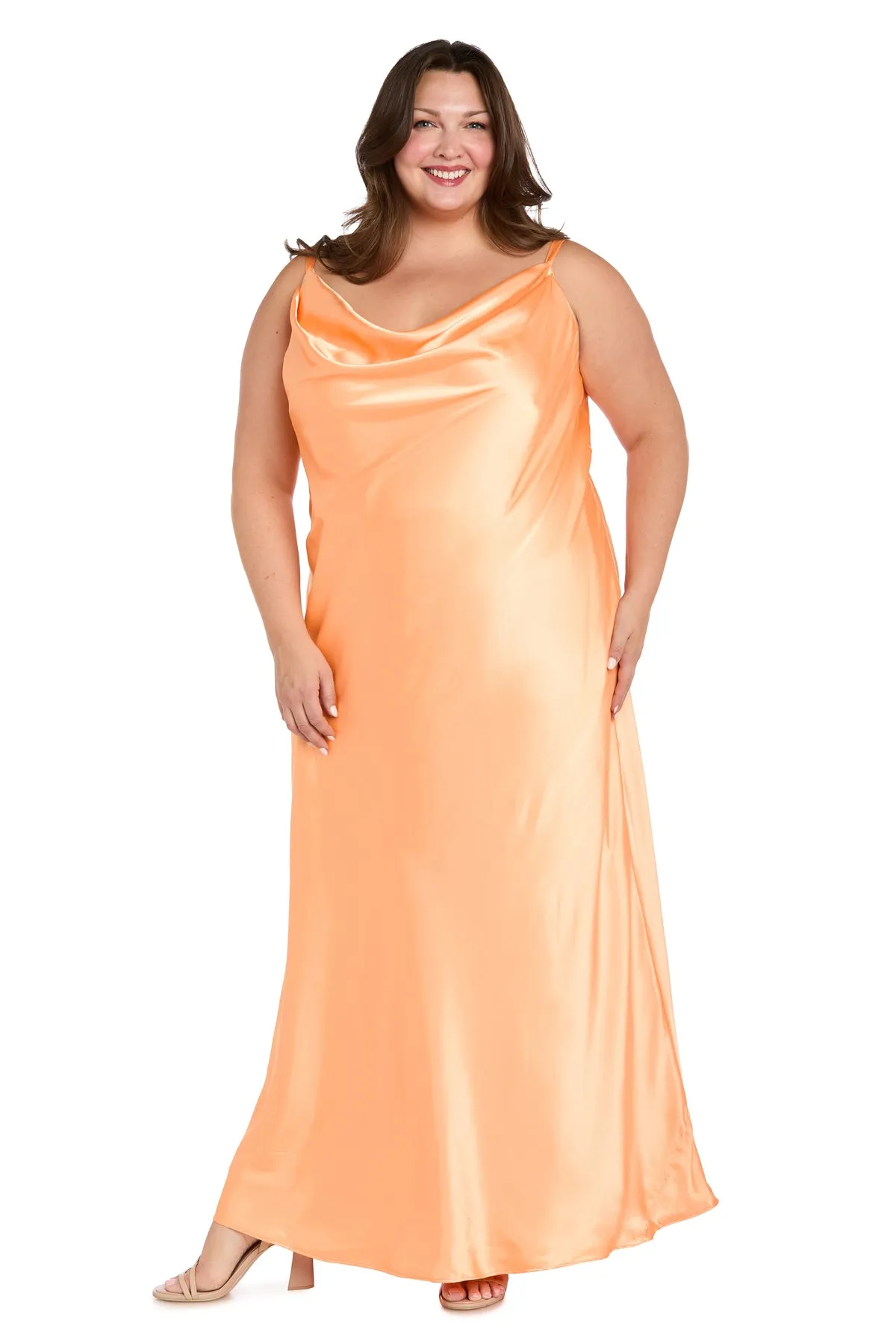 Stella Satin Cowl Gown-Plus sold by R&M Richards product image thumbnail 5