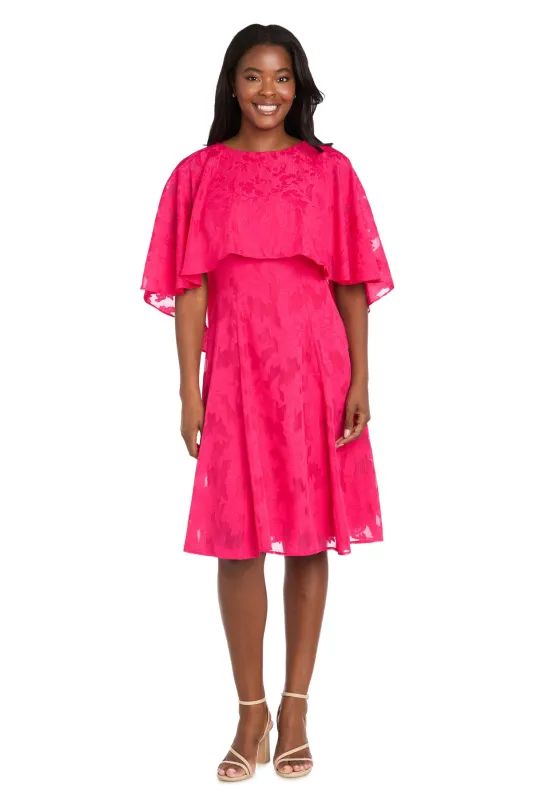 Elegence In Bloom Cape Dress - Petite sold by R&M Richards