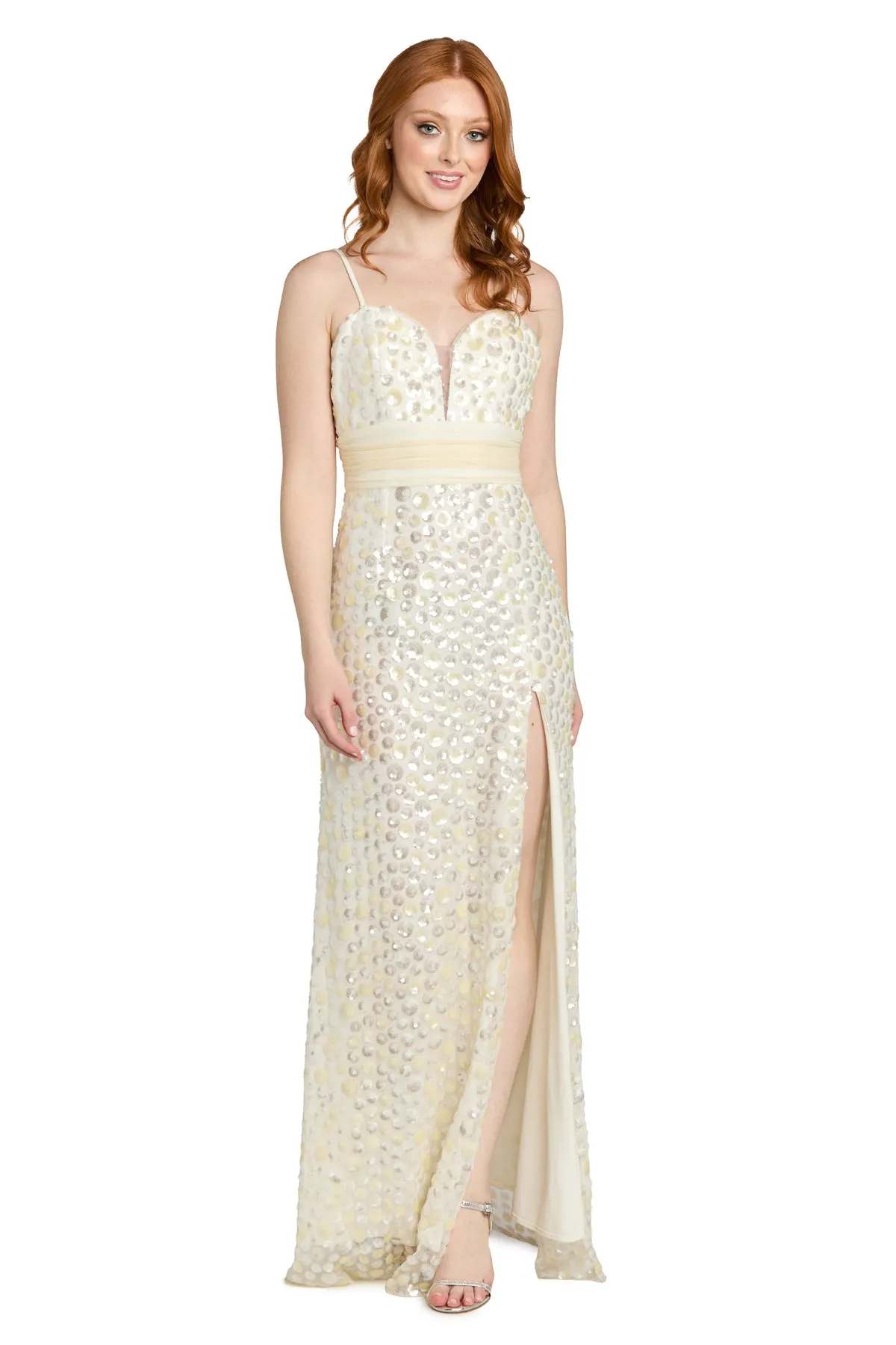 Serafina Sequin Gown sold by R&M Richards product image thumbnail 5