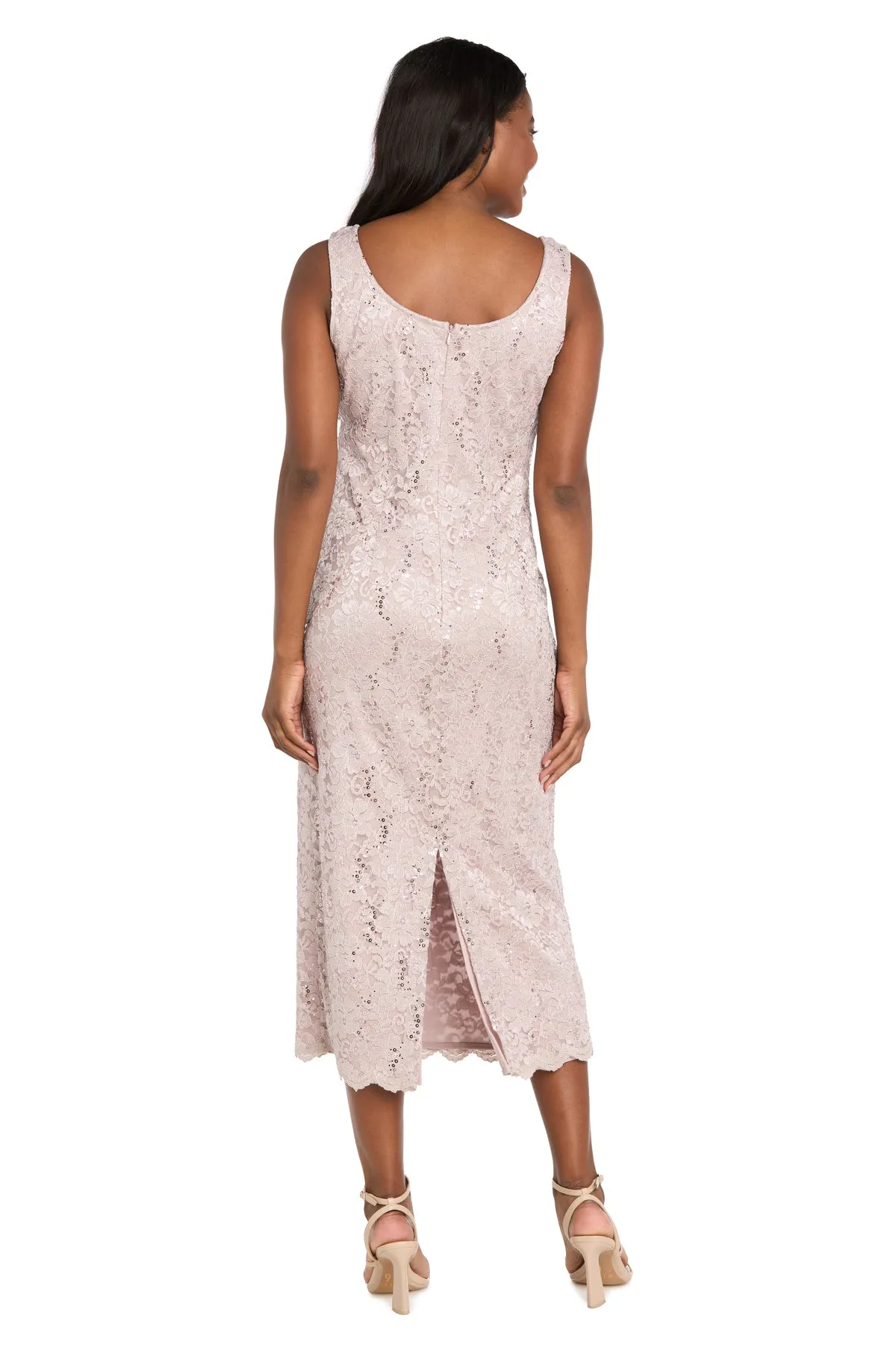 Lace Column Dress with Matching Lace Jacket - Petite sold by R&M Richards product image thumbnail 4