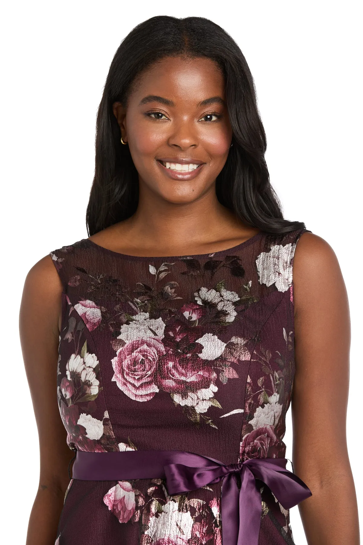 Floral Printed Sleeveless Gown sold by R&M Richards product image thumbnail 3