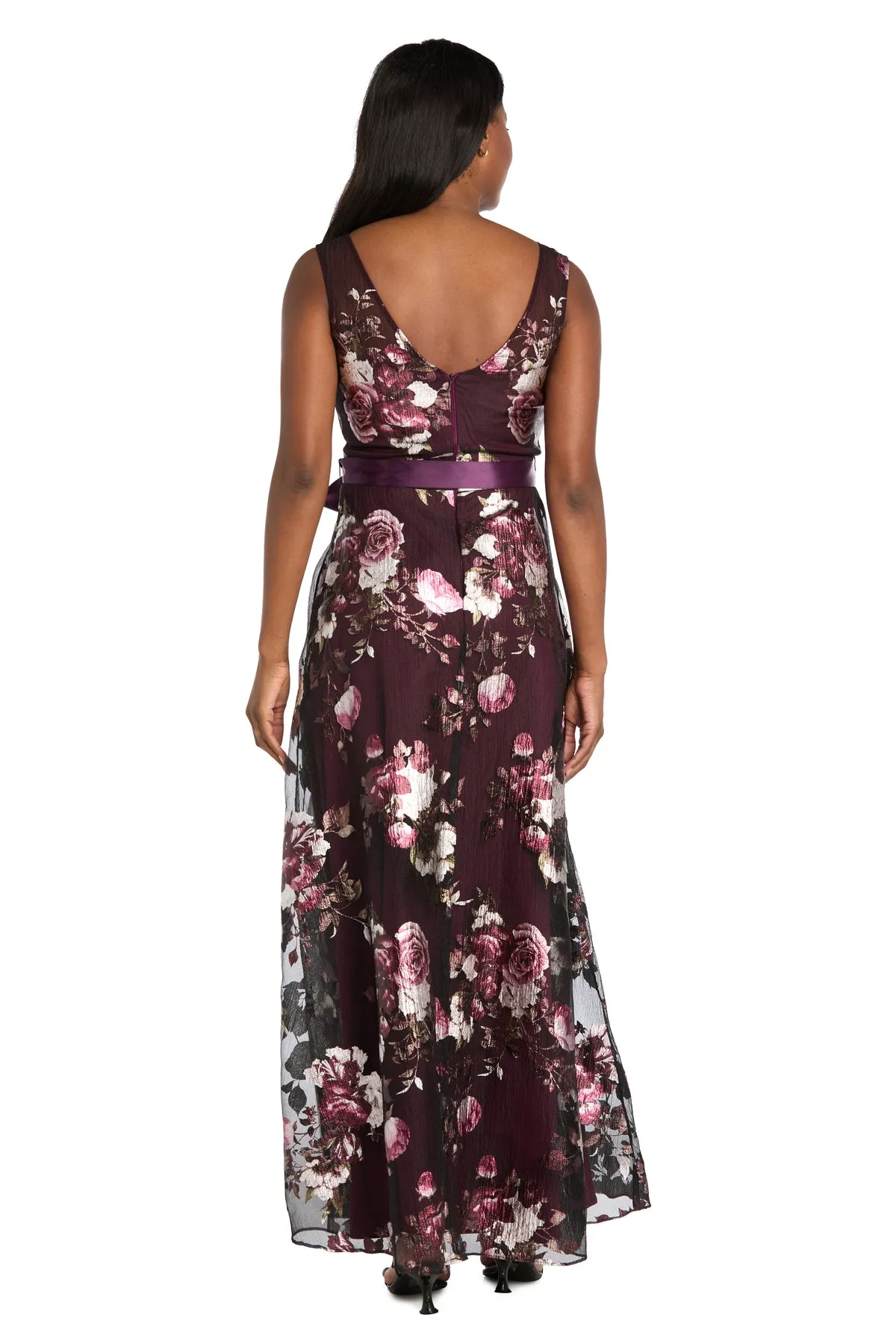 Floral Printed Sleeveless Gown sold by R&M Richards product image thumbnail 2