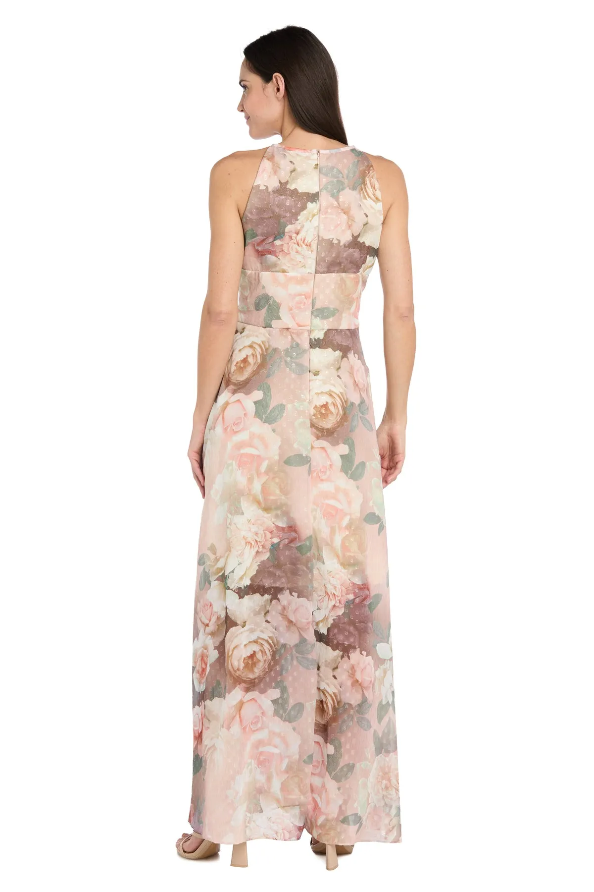Blossom Whisper Halter Chiffon Gown sold by R&M Richards product image thumbnail 2