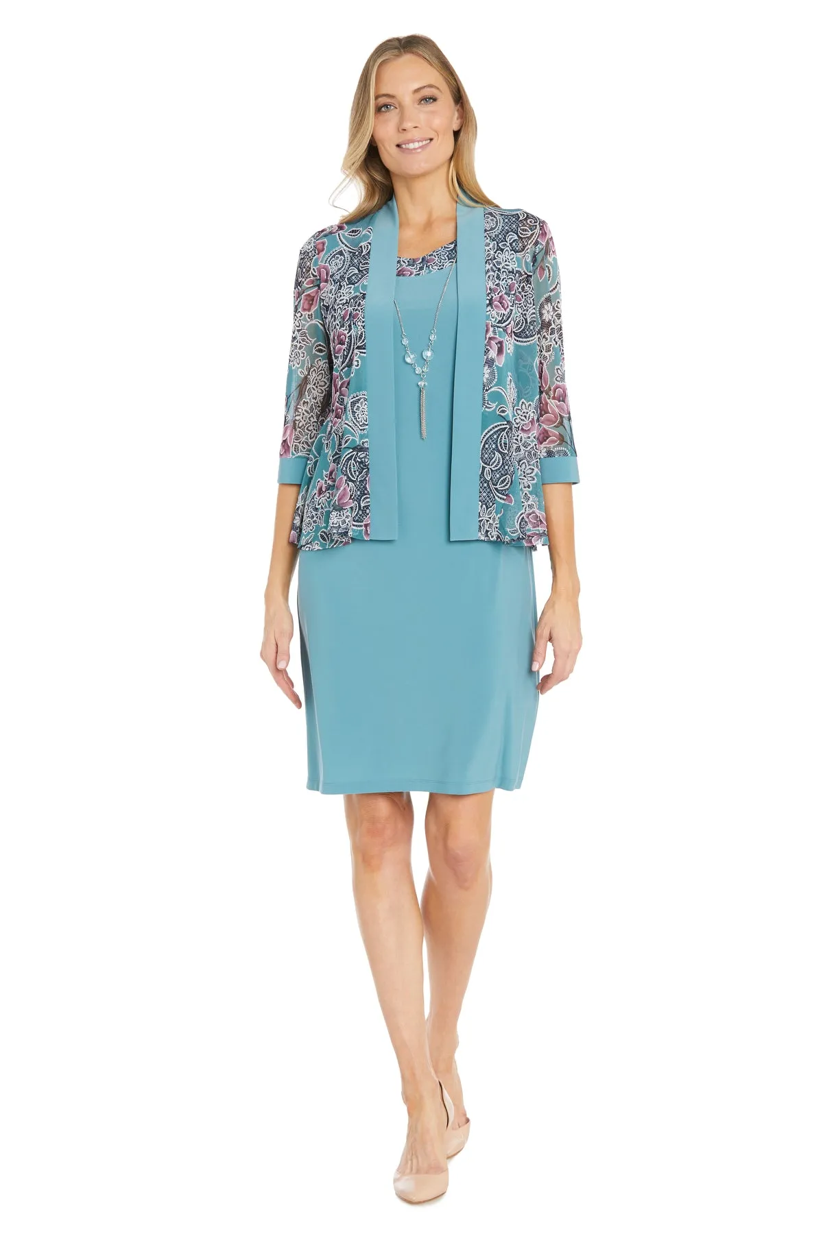 Floral Print Jacket Dress sold by R&M Richards