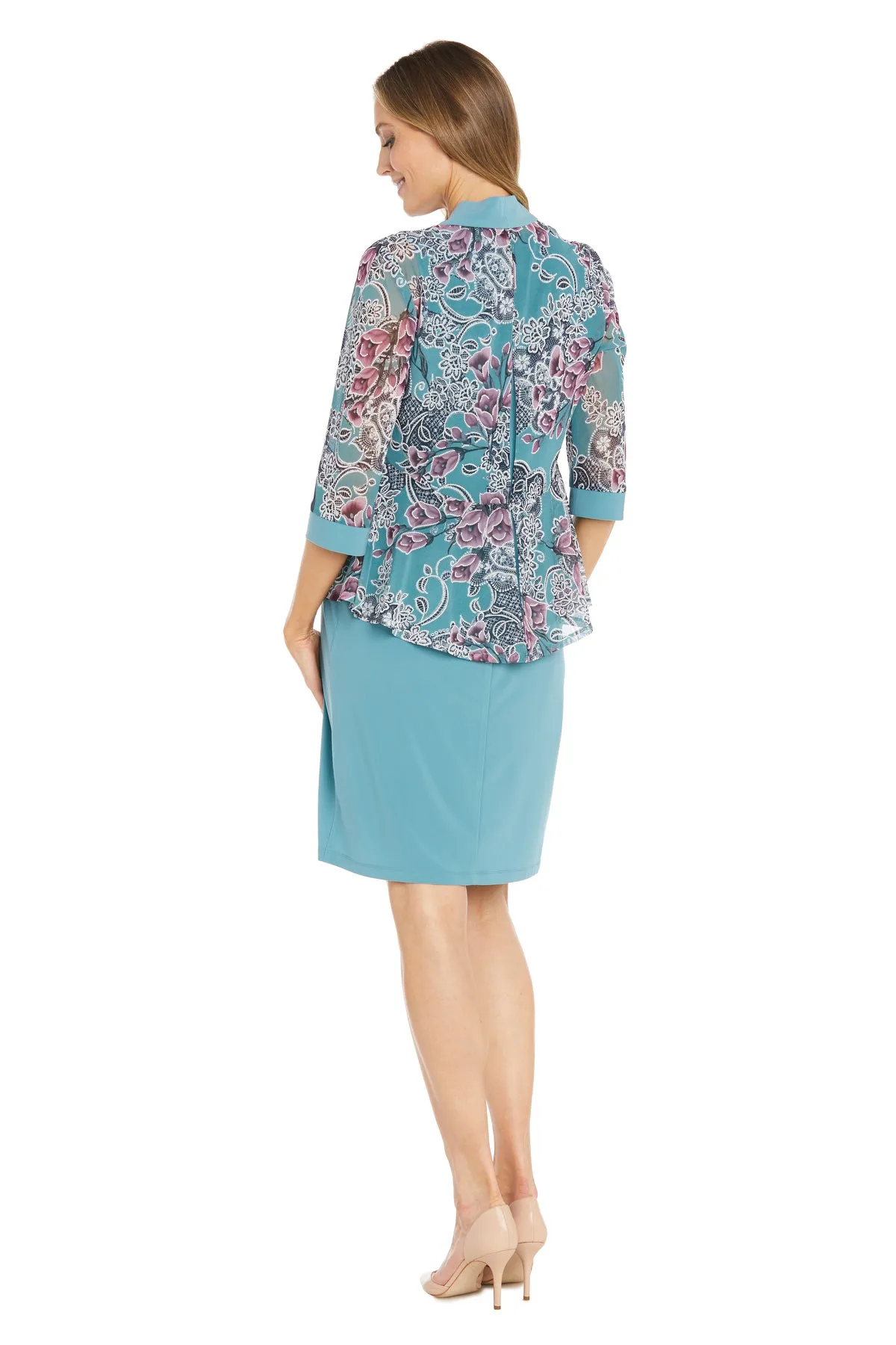 Floral Print Jacket Dress sold by R&M Richards product image thumbnail 2