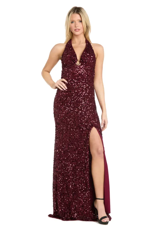 The Elara Beaded Gown made by Morgan & Co.
