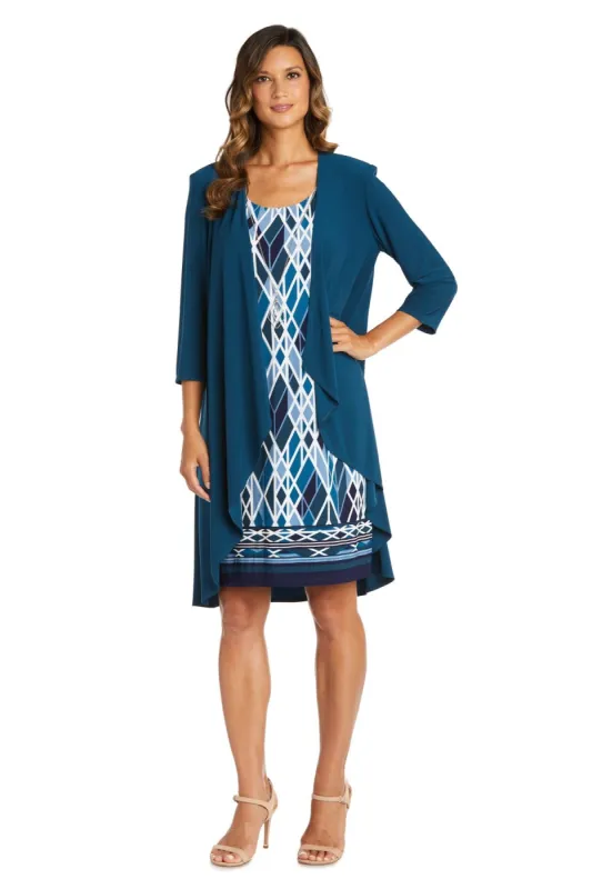 Puff Print Jacket Dress sold by R&M Richards