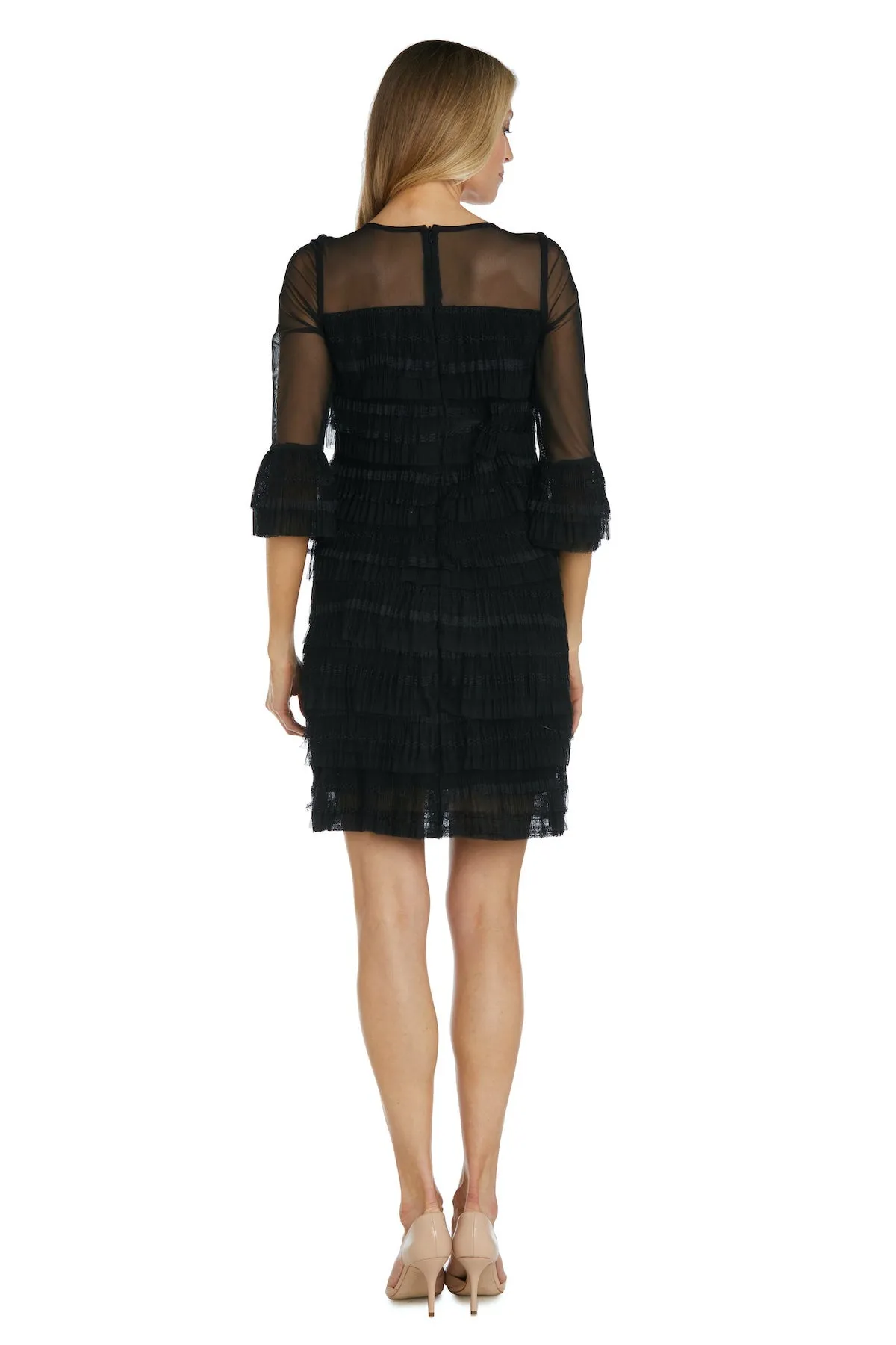 Mini Black Ruffle Dress - Petite sold by R&M Richards product image thumbnail 2