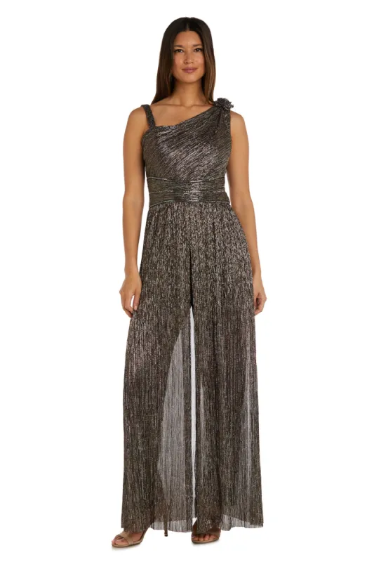 One Shoulder Overskirt Festival and Ity Jumpsuit sold by R&M Richards