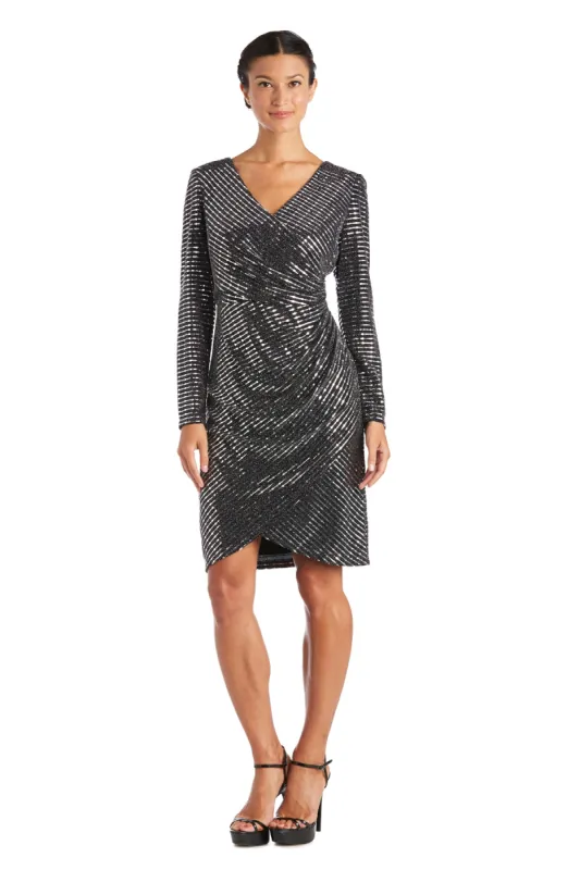 Metallic Tulip Shaped Cocktail Dress sold by R&M Richards
