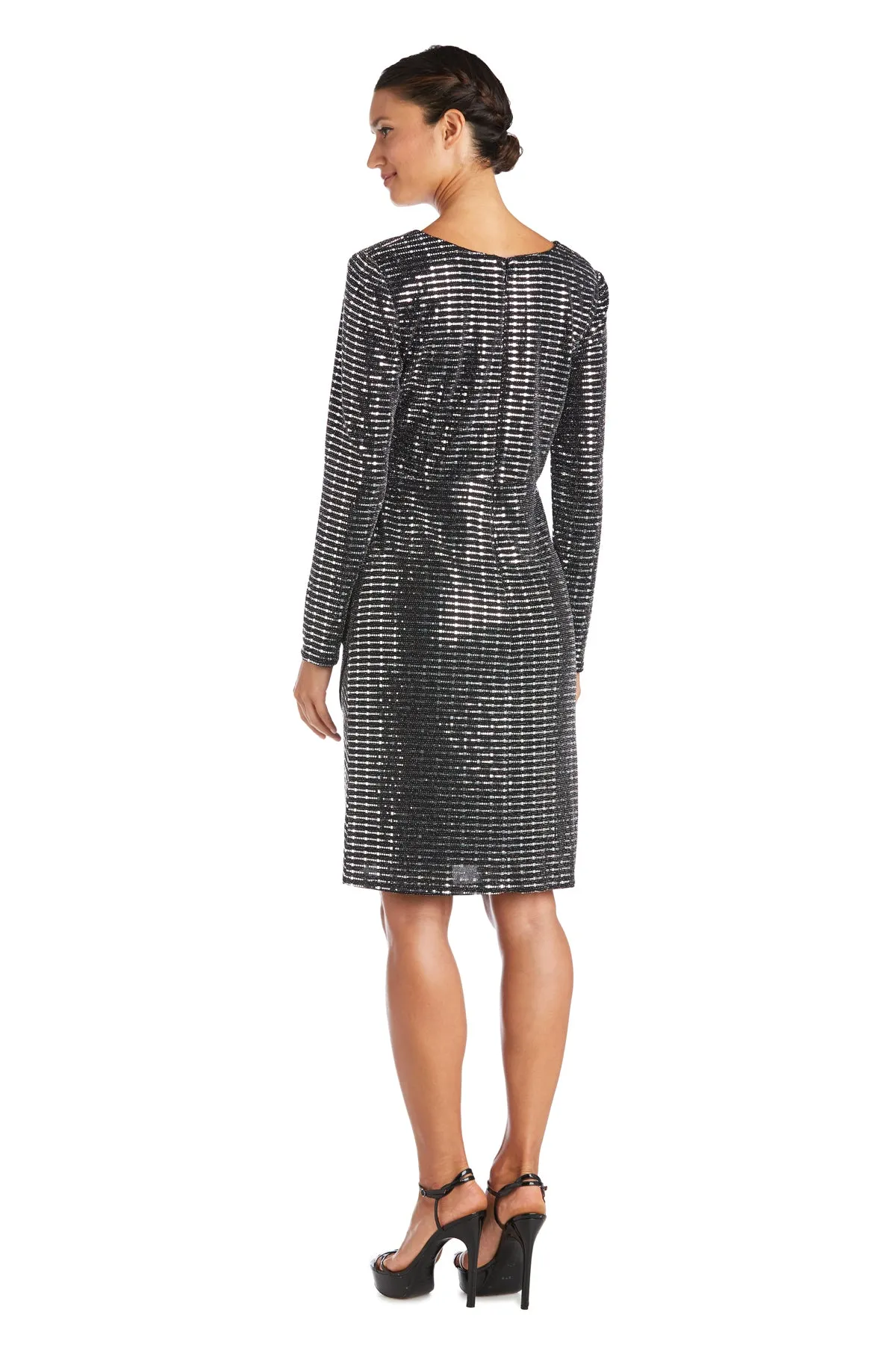 Metallic Tulip Shaped Cocktail Dress sold by R&M Richards product image thumbnail 2