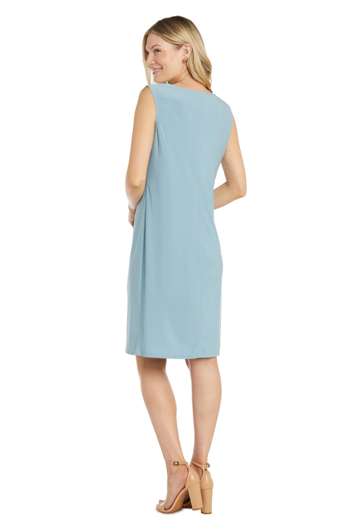 Daytime Floral Printed Jacket Dress With Detachable Necklace sold by R&M Richards product image thumbnail 4