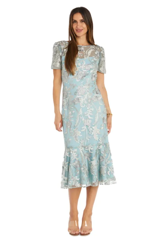 Floral Embroidered Midi Dress - Petite sold by R&M Richards