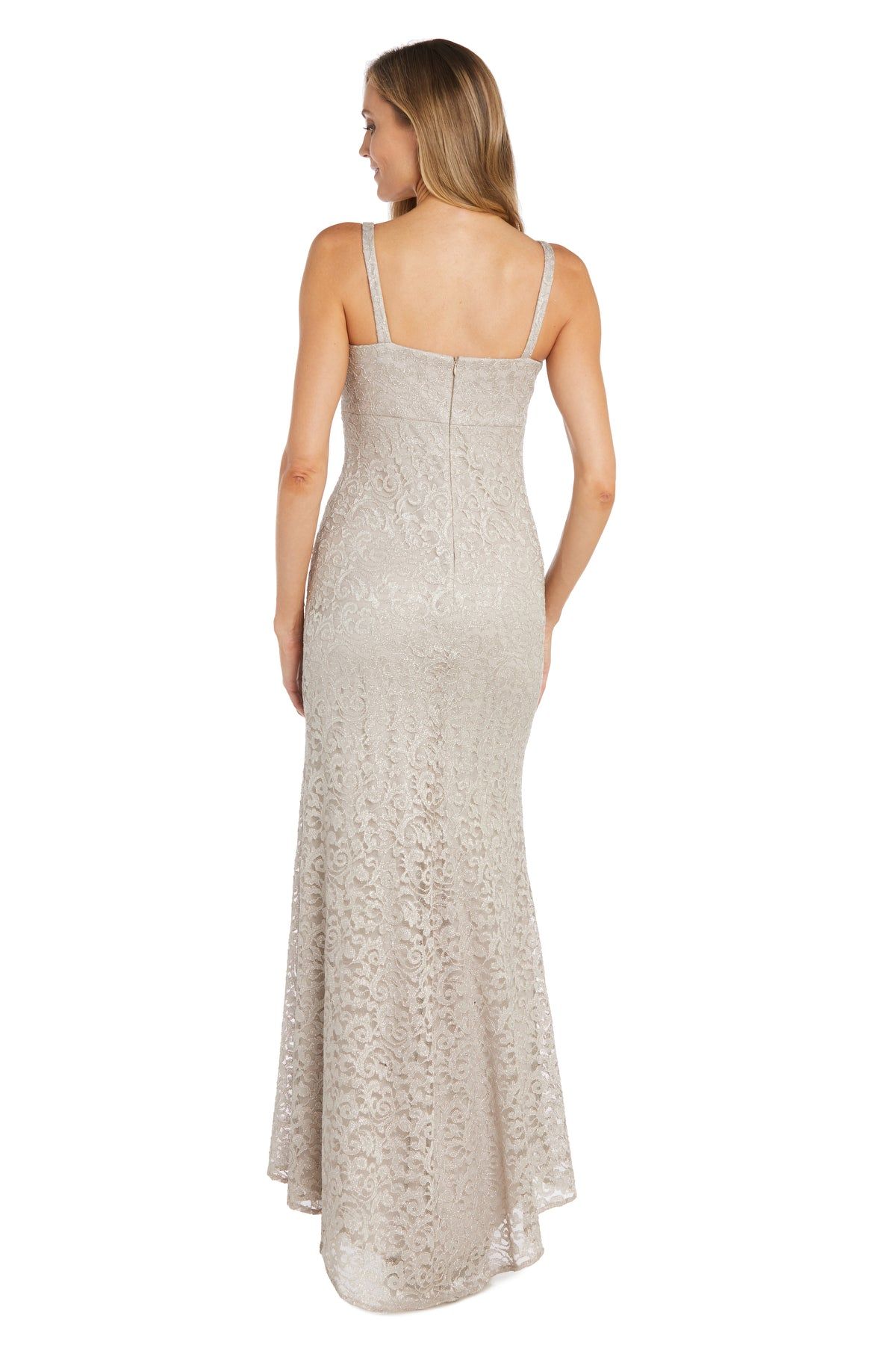 Lace Jacket Dress with Pearl Neck Trim sold by R&M Richards product image thumbnail 4