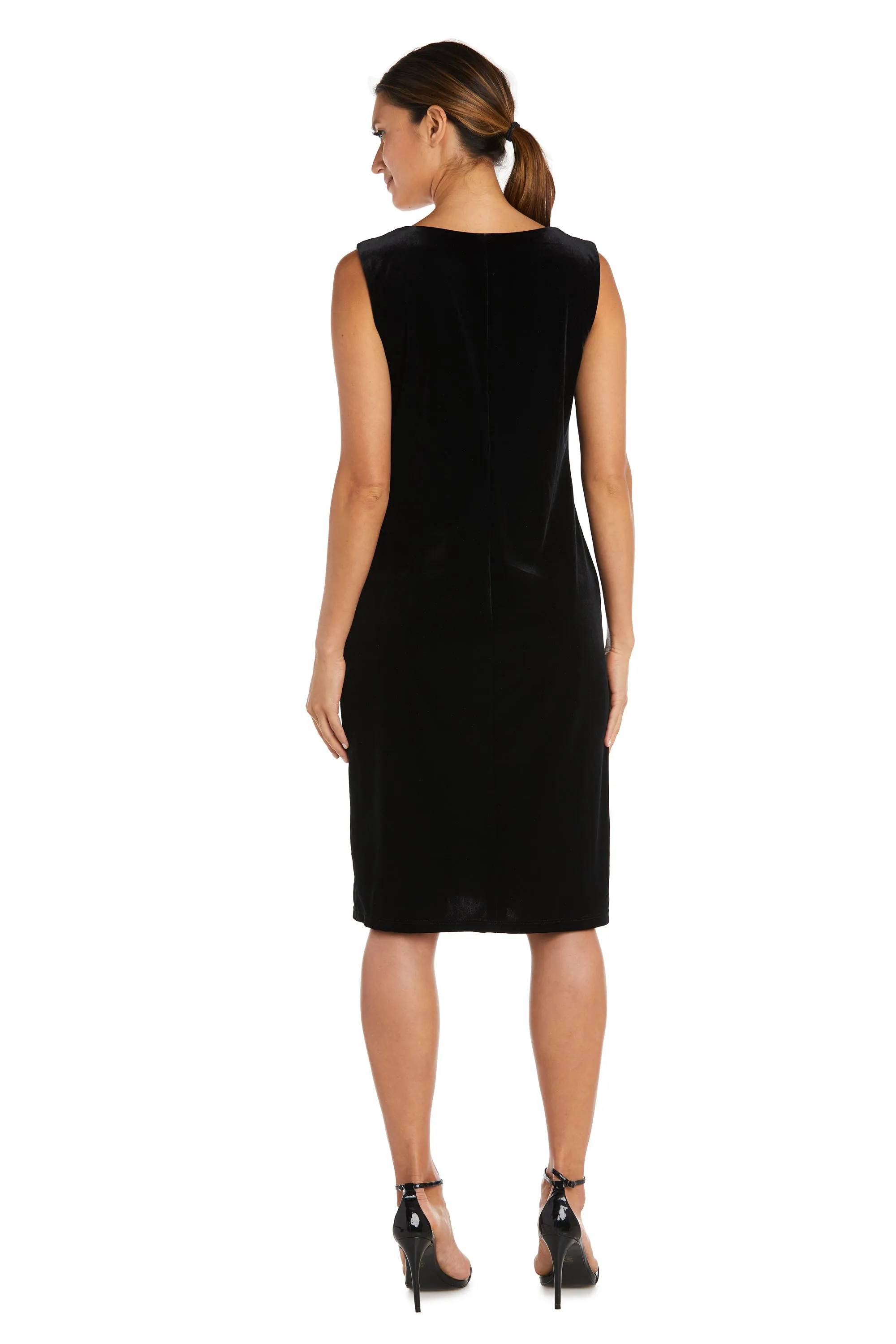 Two Piece Floral Velvet Jacket and Dress Set sold by R&M Richards product image thumbnail 4