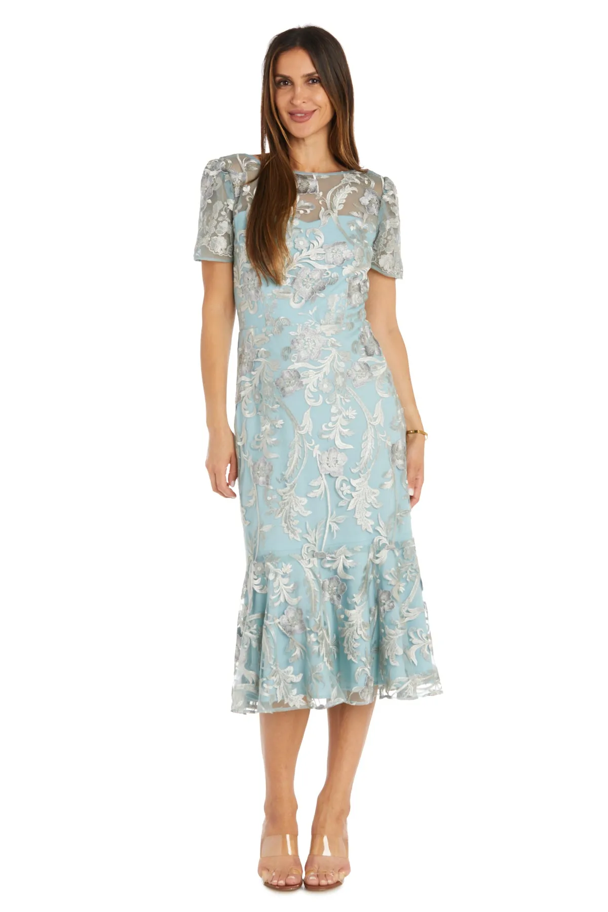 Floral Embroidered Midi Dress sold by R&M Richards
