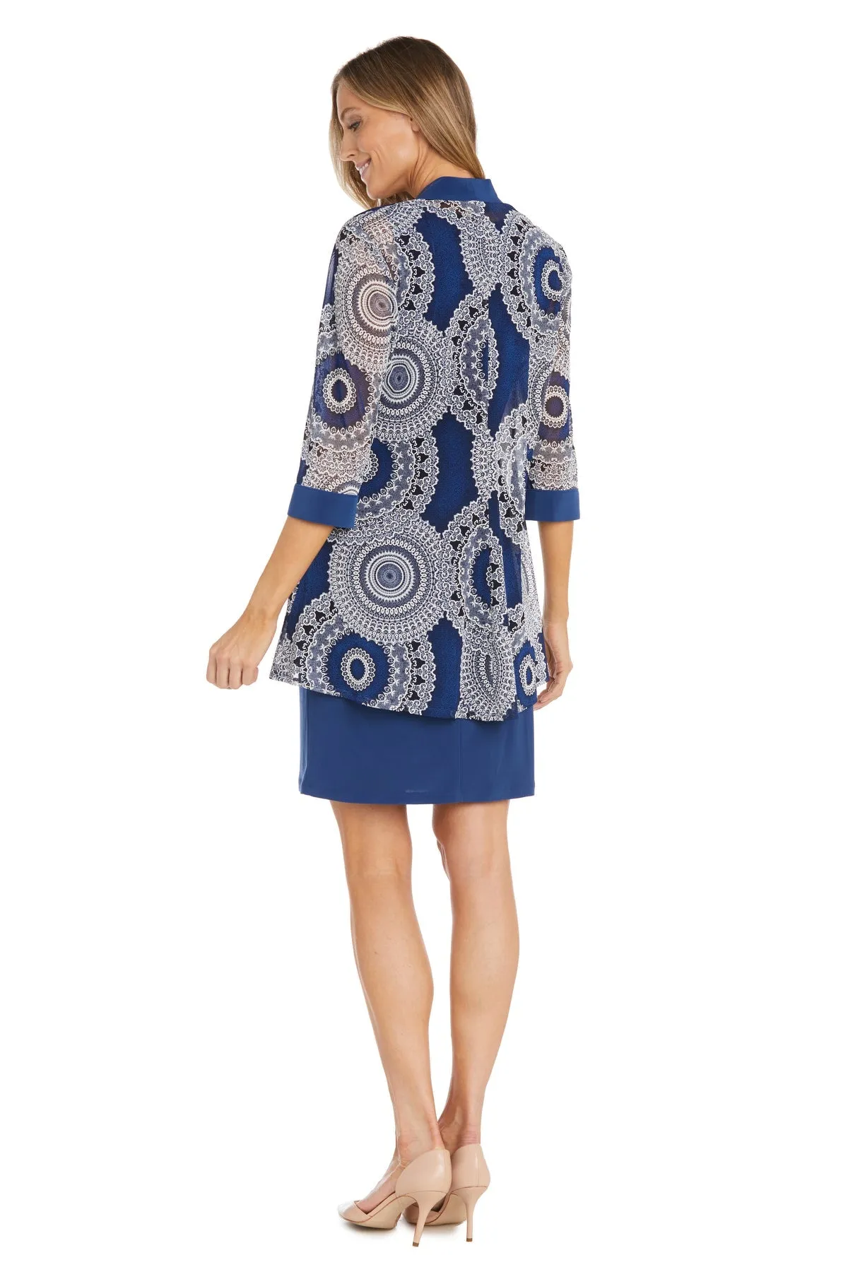 Circular Patterned Jacket Dress sold by R&M Richards product image thumbnail 2