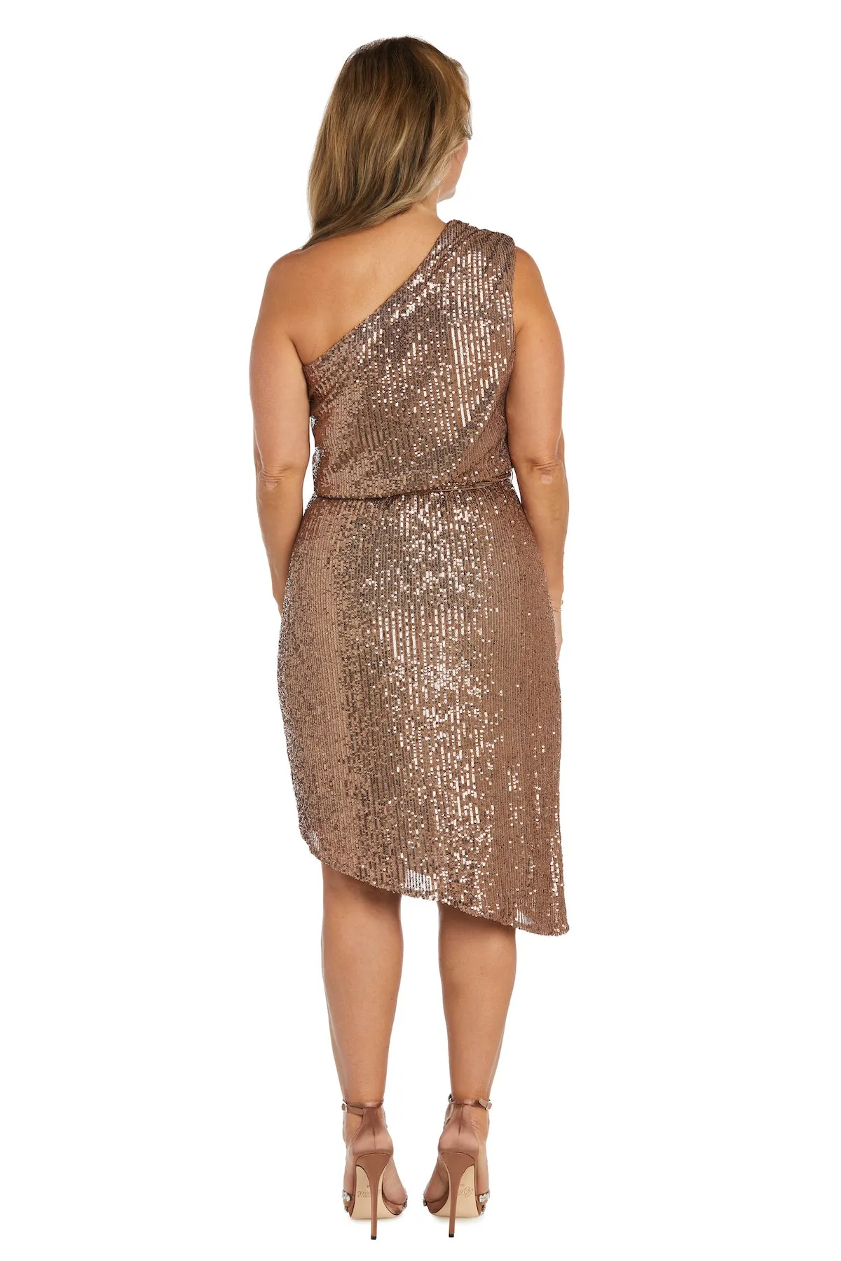 Short One Shoulder Sequin Dress sold by R&M Richards product image thumbnail 2