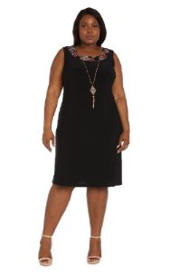 Two-Piece Printed Jacket and Dress Set - Plus sold by R&M Richards