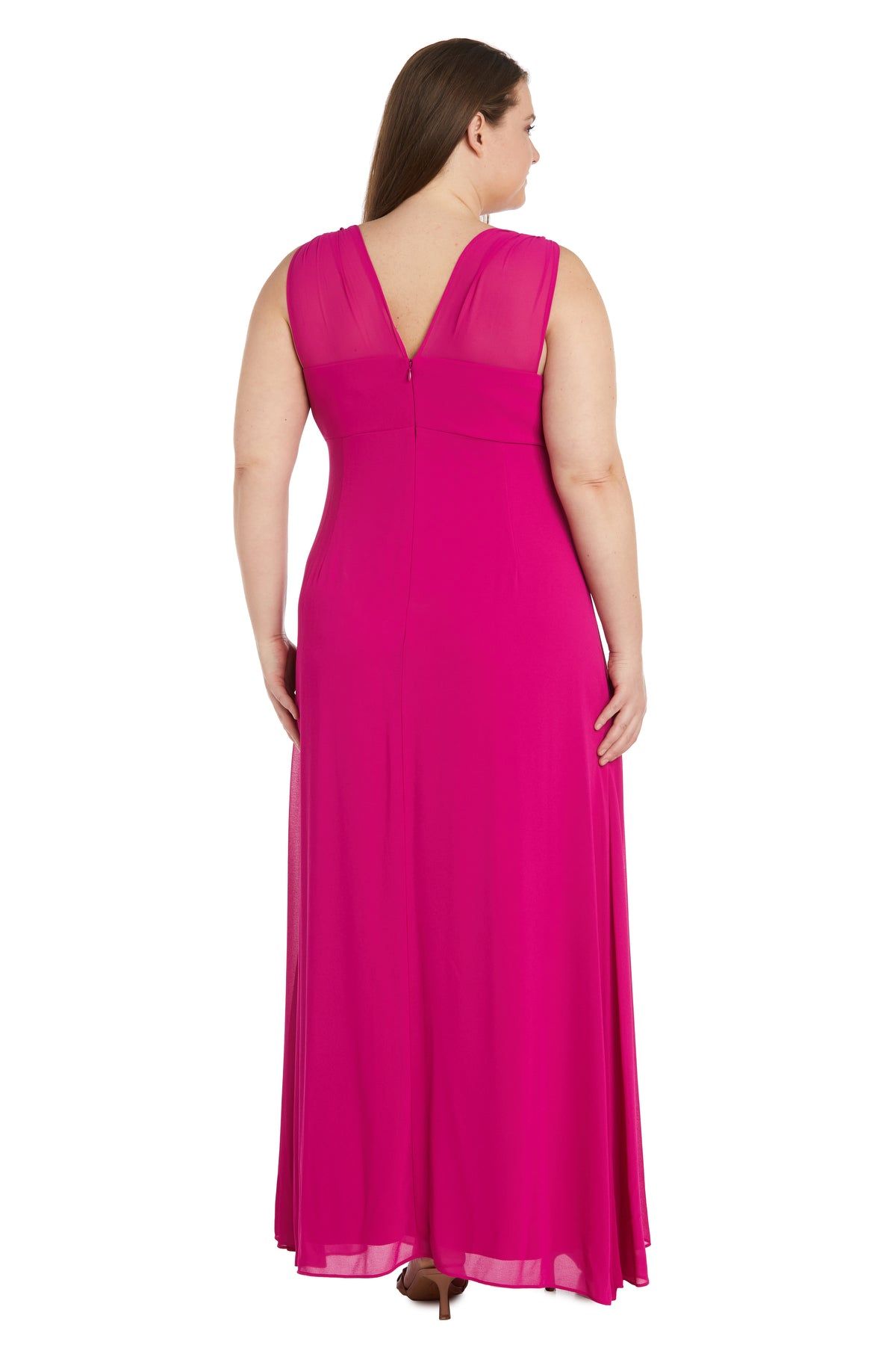 Ruffle Rhinestone Flyaway Dress - Plus sold by R&M Richards product image thumbnail 2