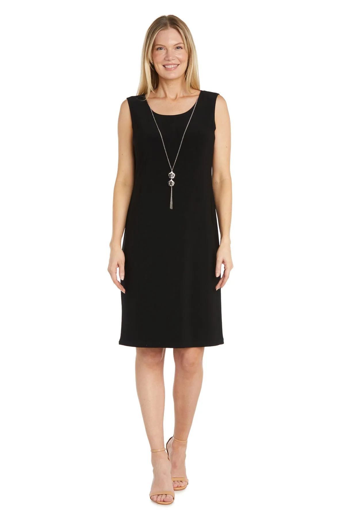 Floral Embroidered Mesh Jacket Dress - Petite sold by R&M Richards product image thumbnail 3