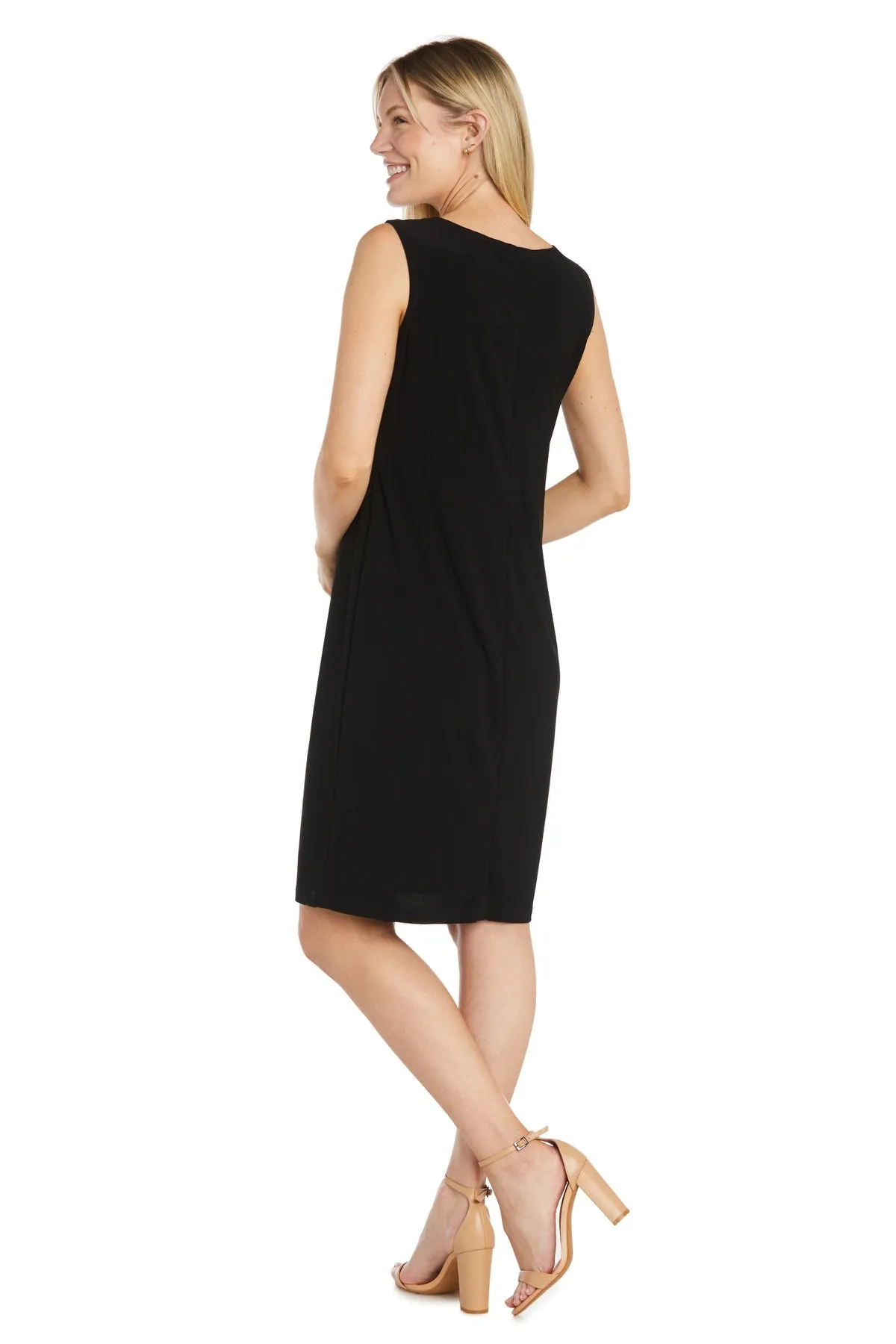 Floral Embroidered Mesh Jacket Dress - Petite sold by R&M Richards product image thumbnail 4