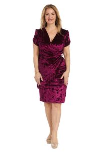 Crushed Velvet Cocktail Dress sold by R&M Richards