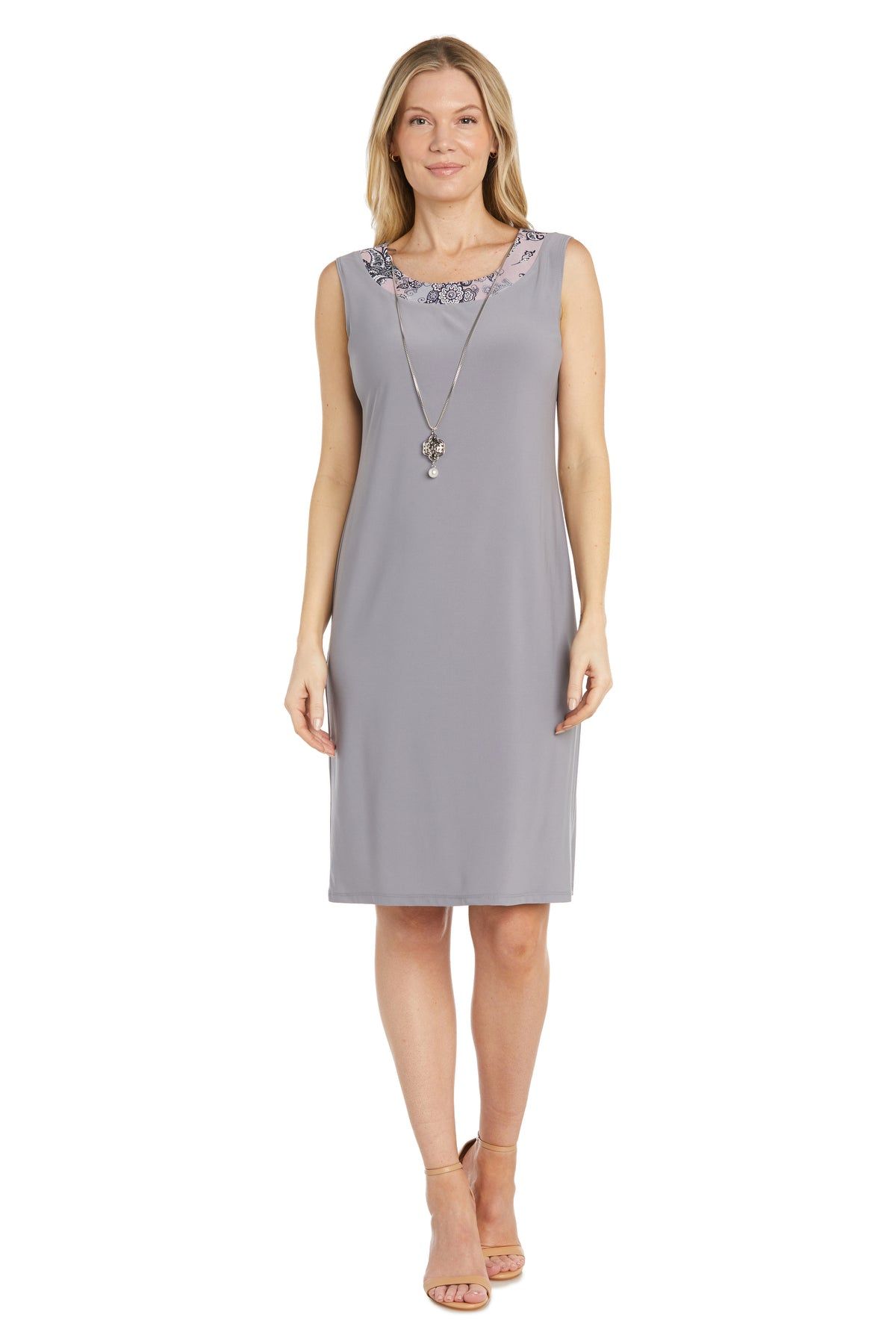 Mesh Printed Jacket Dress - Petite sold by R&M Richards product image thumbnail 3