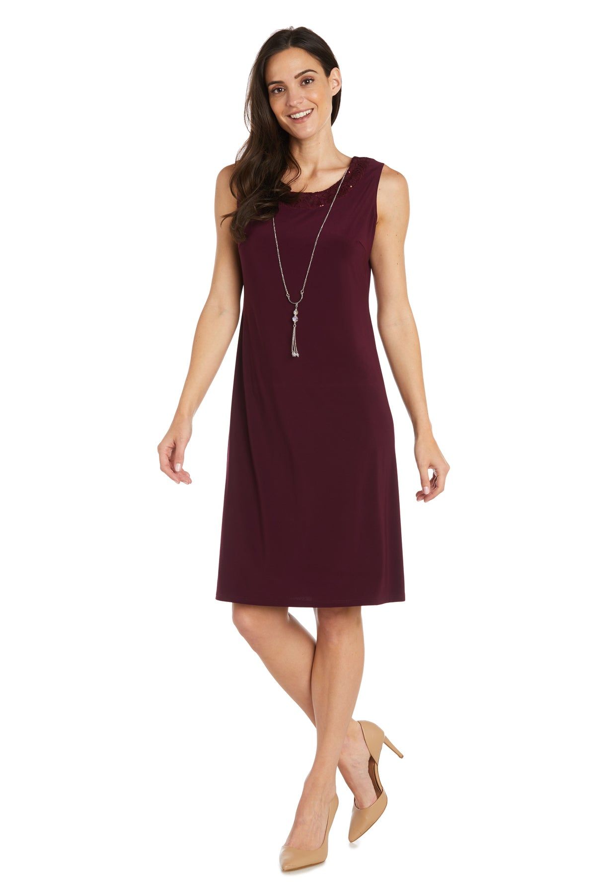 Sequenced Laced Jacket Dress sold by R&M Richards product image thumbnail 3