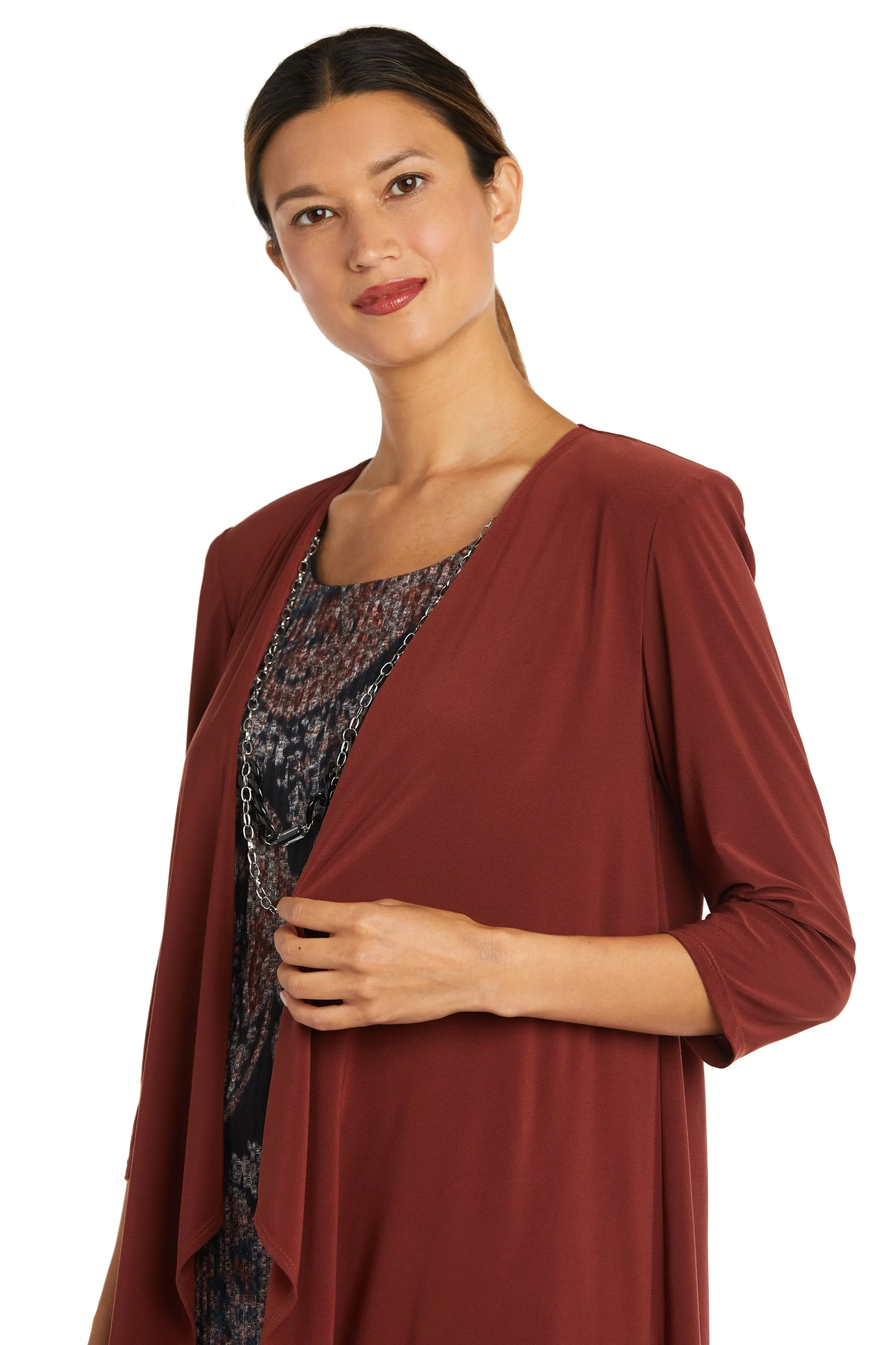 Puff Print Jacket Dress sold by R&M Richards product image thumbnail 5