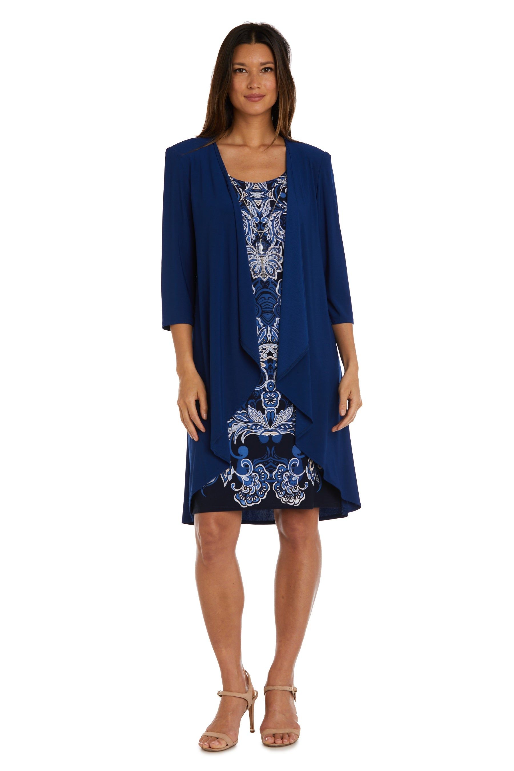 Two-Piece Puff Print Ity Jacket Dress sold by R&M Richards product image thumbnail 6