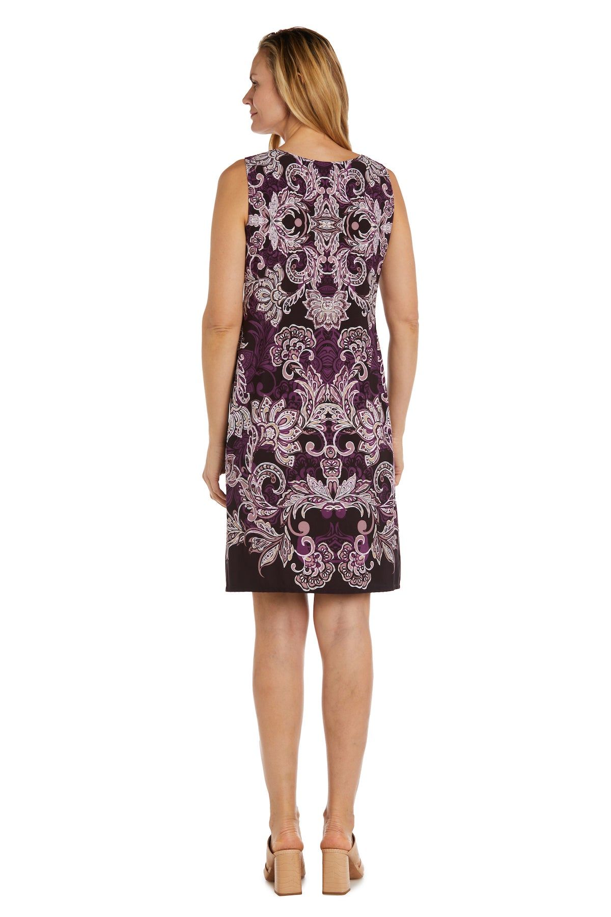 Two-Piece Puff Print Ity Jacket Dress sold by R&M Richards product image thumbnail 4