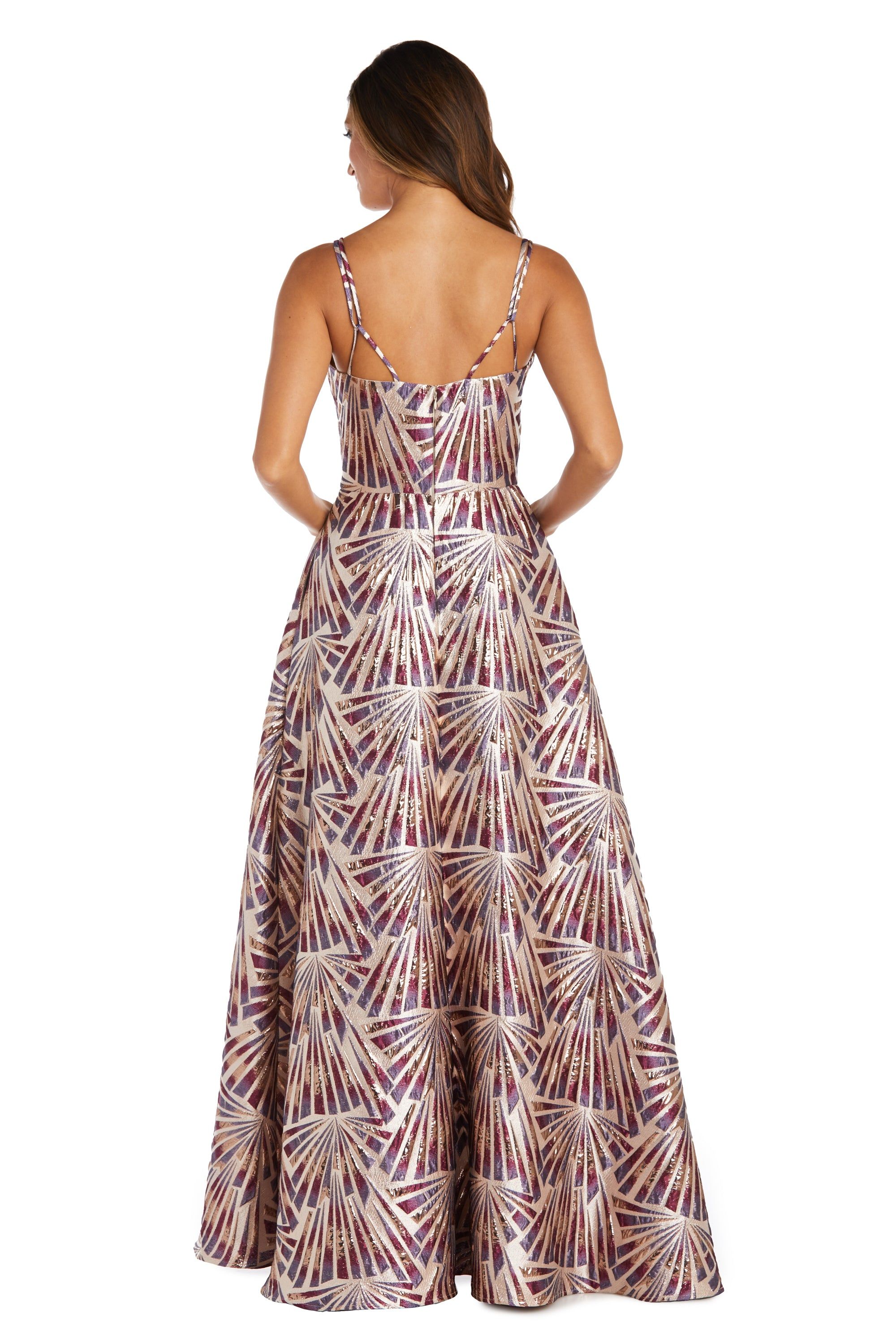 Nightway Metallic Full Skirt Gown sold by R&M Richards product image thumbnail 2