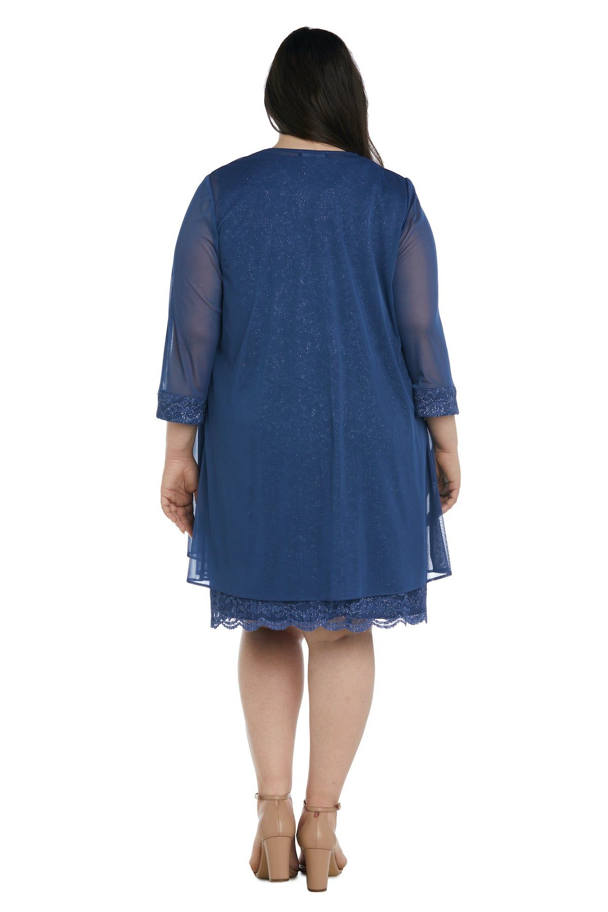 Sparkle Lace Jacket Dress - Plus sold by R&M Richards product image thumbnail 2